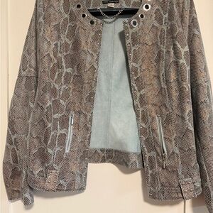 Y2K Snake Print jacket